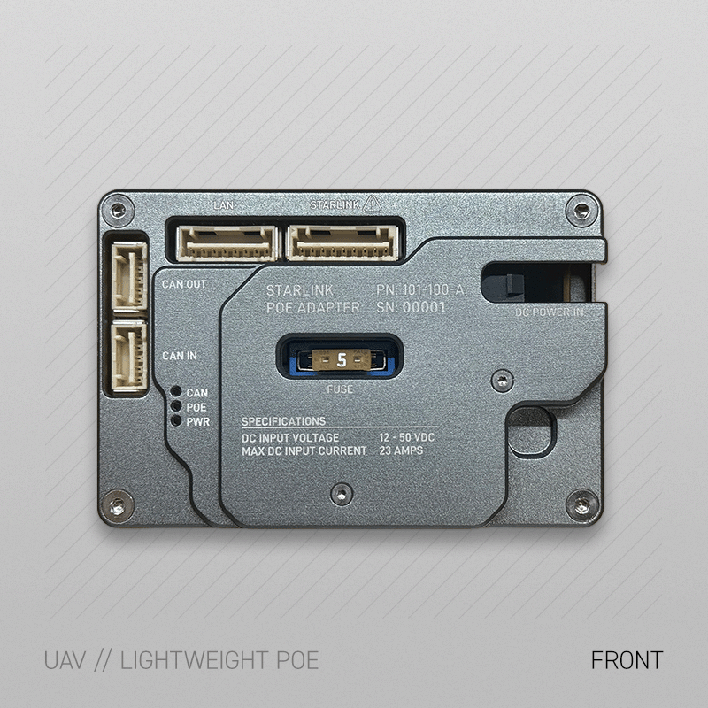 TILT AUTONOMY UAV STARLINK POE FRONTr2